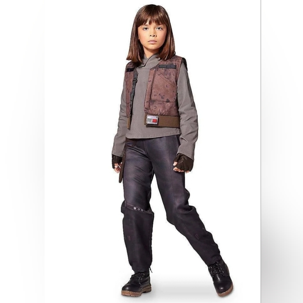 Disney Store Original Star Wars 5pc Sergeant Jyn Erso Costume For Girls NWT